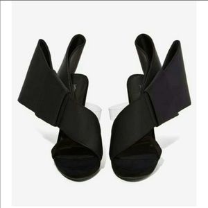 Jeffery Campbell Tuxedo Bow Heel
